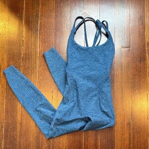 Bombshell Sportswear Heather Blue Jumpsuit